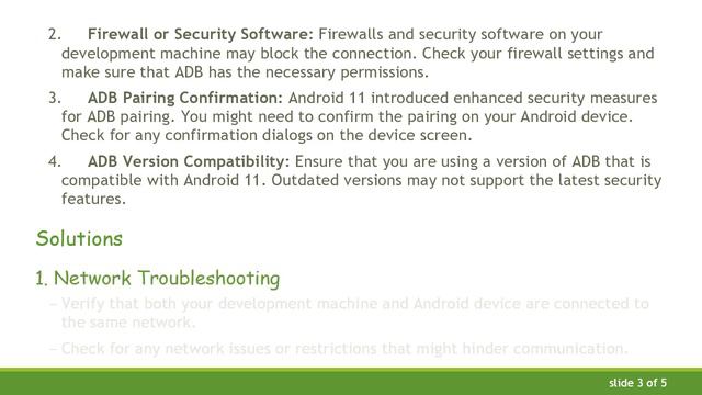 Troubleshooting Android 11 WiFi ADB Error: "Unable to Start Pairing Client"