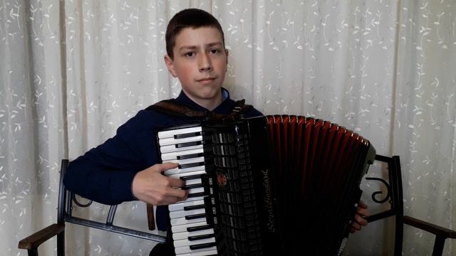 В стране Палестине Голгофа стоит - Христианские песни на аккордеоне смотреть онлайн