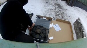 Замена радиатора охлаждения Ланос 1,,5