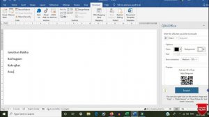 How to Generate QR code in Microsoft word by Janathan NG Rabha. #QRCODE#kochrabha#microsoftword