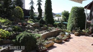 Чехия: садовый дизайн внутреннего дворика