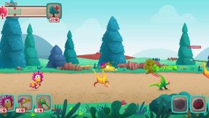 Дино баш #1часть Играем в дино баш