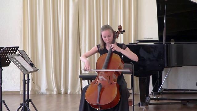 02-И. С. Бах, Прелюдия из 3-й сюиты для виолончели, исп. Вахтурова Нина