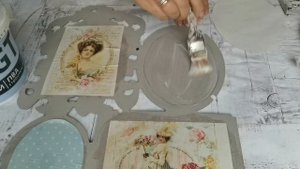 Переделка рамки из Фикс прайс // Винтажная рамка //