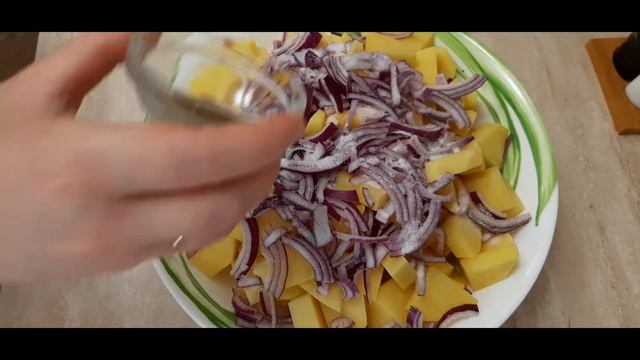 Картофель с грибами, запеченный в рукаве!!!! Экономит время!!!