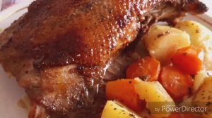 Гусиная Грудка с Овощами в Рукаве - Вкуснятина