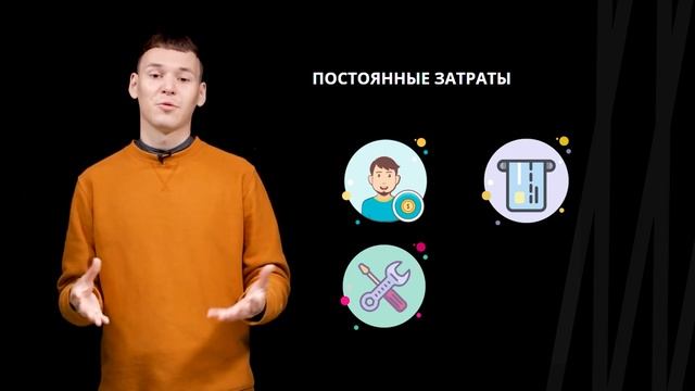 Постоянные и переменные затраты | Обществознание смотреть онлайн