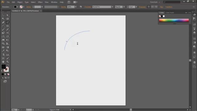ADOBE ILLUSTRATOR CS6 - 8. Typing on a Path смотреть онлайн