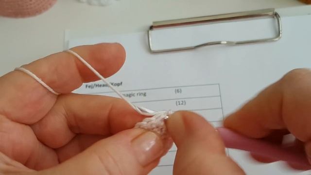 1. Amigurumi gömb/Angyal fej horgolás eleje / Amigurumi angel tutorial -angel's head смотреть онлайн