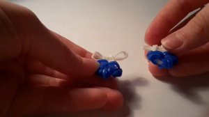 Как сплести из резинок снежинку