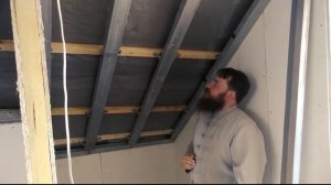 Монтаж гвл на мансарде.