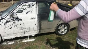 Автошампунь ACE и средство для мытья посуды AOS.