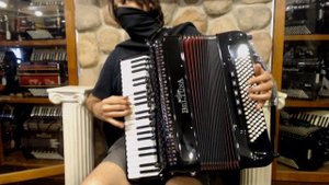 BELTEURIVM120BK - Black Beltuna Euro IV Special Piano Accordion LMMM 41 120 $5999
