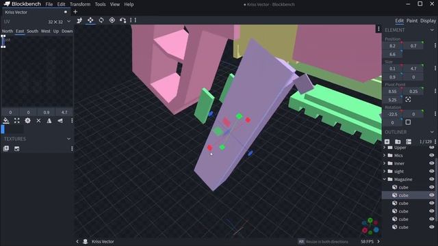 Minecraft 3D Modeling - Kriss Vector (Timelapse) смотреть онлайн