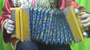 Учимся играть на Саратовской гармошке Весёлая полька