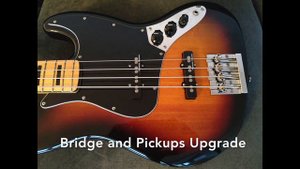 Squier Jazz Bass Classic Vibe 70's Upgrades Sound Comparison (2023)