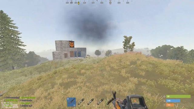 Рейдим дома с помощью MLRS в Rust смотреть онлайн