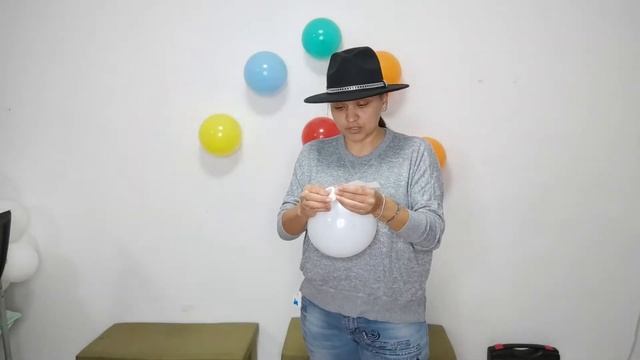 Челлендж с воздушными шарами