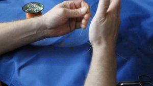 Узел   Морковка или, как привязать шок-лидер к леске.