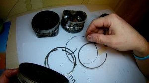 Поршни с пробегом от мотора FIAT Linea ( Fiat Linea Pistons engine 1.4)