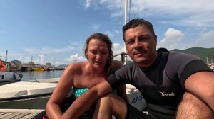 Морские прогулки на Утрише, первый дайв в Черном море #яхта #море #анапа #дайвинг