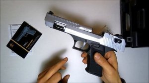 Пистолет охолощенный EAGLE KURS кал.10ТК (Desert Eagle ) хром