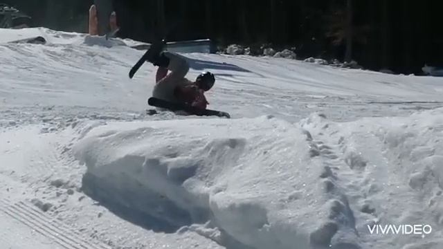 Сноублейды, блейды,  сноупарк первый раз