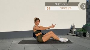 10 MIN. INTENSE AB WORKOUT // SEATED - NO LEG MOVEMENTS | no Equipment | Mary Braun