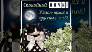 Спокойной ночи ? Приятных и сладких снов ???