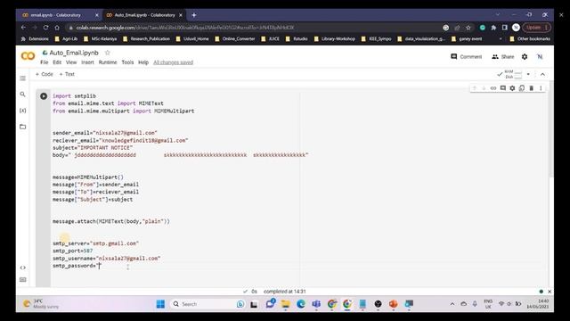 Python Email Automation: Sending Emails with smtplib Library Tutorial | English | Episode - 10 |