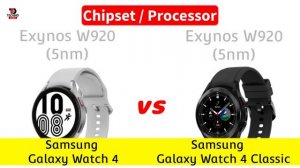 Samsung Galaxy Watch 4 vs Samsung Galaxy Watch 4 Classic - Complete Specifications Comparison ?⚡