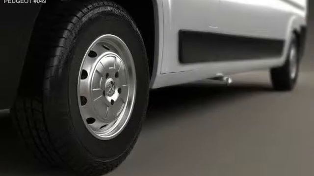 3D Model Peugeot Boxer Panel Van 2007 at 3DExport.com