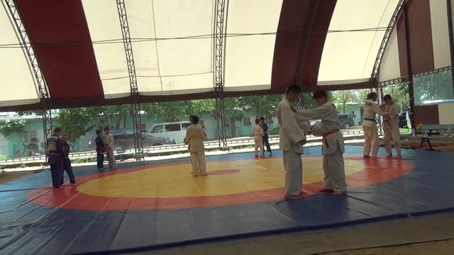 Osoto otoshi, tai otoshi, sumi gaeshi with gadauli (Georgian Grip). База "Шурави" 5 июля 2016. смотреть онлайн