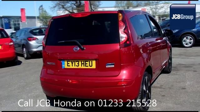2013 Nissan Note N-TEC PLUS DCI 1.5l Red Metallic EY13HEU for sale at JCB Honda смотреть онлайн