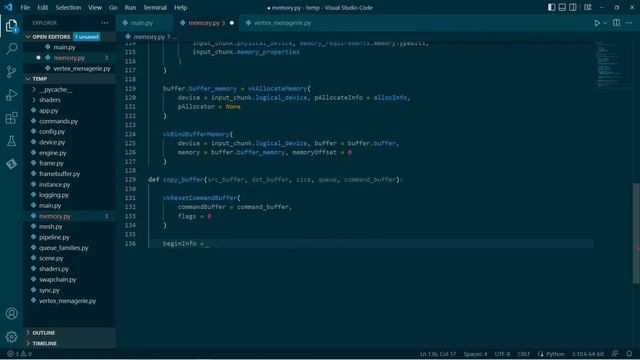 Vulkan with Python 18: High Performance Vertex Memory