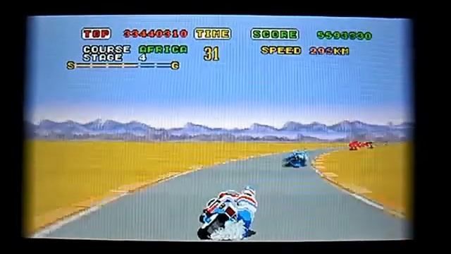 3D Super Hang On - Africa complete race demo смотреть онлайн