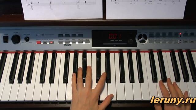 Разбор на пианино песни Снег из реп. Ф. Киркорова