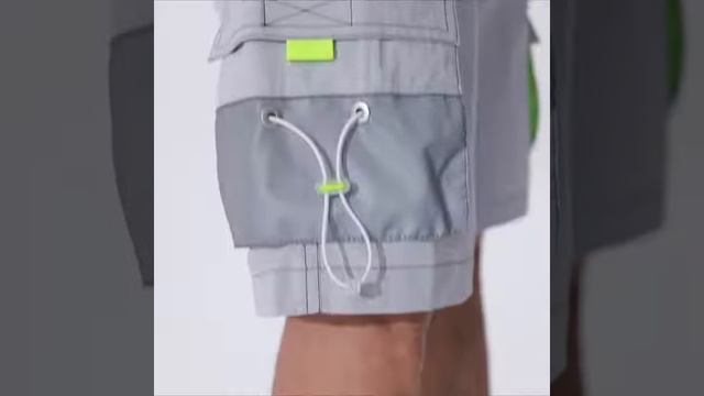 Aolamegs модные шорты мужские повседневные японские карго спортивные на шнурке с карманом в стиле