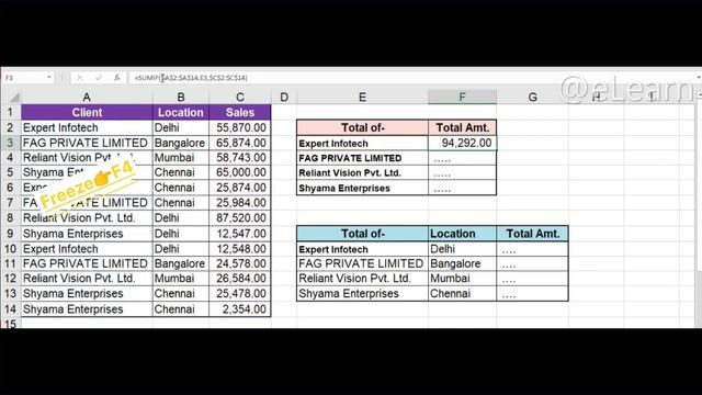 Sumifs formula in excel Hindi | SUMIF and Sumifs Excel function | sumifs multiple criteria in excel смотреть онлайн