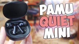 Обзор Pamu Quiet Mini Беспроводные наушники с Активным Шумоподавлением с Алиэкспресс