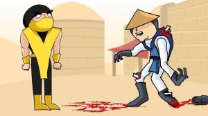 СКОРПИОН ПРОТИВ РАЙДЕНА, ПАРОДИЯ MORTAL KOMBAT