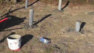 Фундамент для времянки. Фундамент на склоне. Фундамент на сваях.