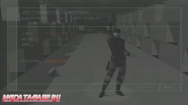 MGS 2 VR Missions - Snake (MGS1) Weapon Mode Handgun and Assault Rifle Gold смотреть онлайн