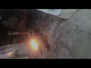 Горелка на отработке из краскопульта!