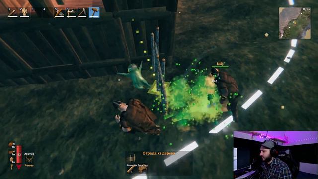 Valheim Прохождение: Строим красиво и надёжно приручаем кабанчика #6