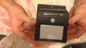 Солнечный светильник для дачи на солнечной батареи с датчиком движения. Обзор посылки