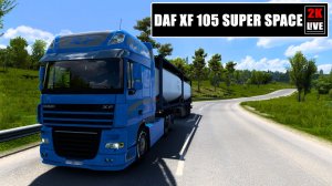 DAF XF 105 SUPER SPACE l - Euro Truck Simulator 2 (ETS) | Thrustmaster T300 GT