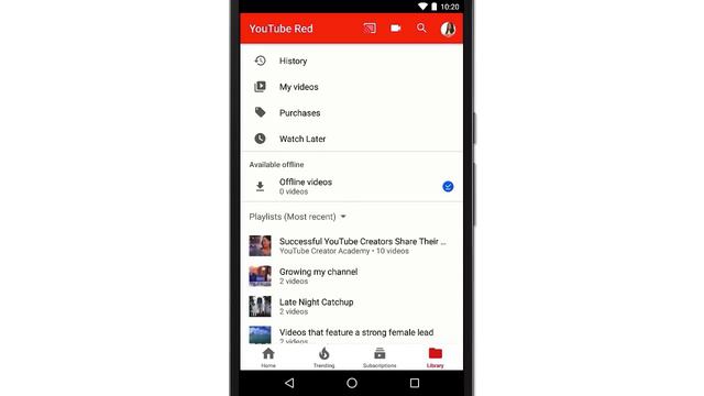 Create and edit playlists in the YouTube Android app смотреть онлайн