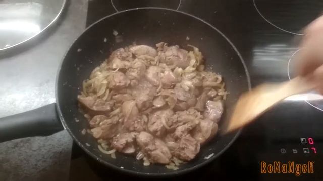 Нежная Куриная Печень Жареная с Луком. 15 минут смотреть онлайн