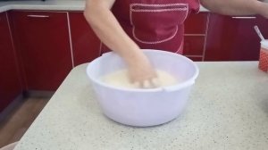 Очень вкусный деревенский хлеб на хмелевой закваске .